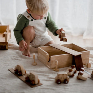 wooden car set - angus and dudley