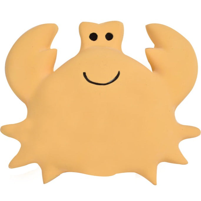 rubber crab teether - angus and dudley