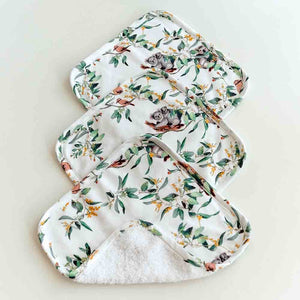 Snuggle Hunny Organic Cotton Wash Cloths 3 Pack - Eucalypt