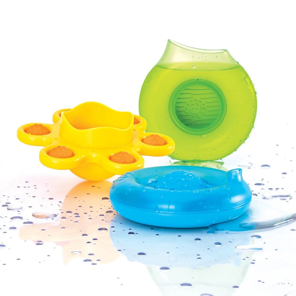 fat brain bath toys - angus and dudley