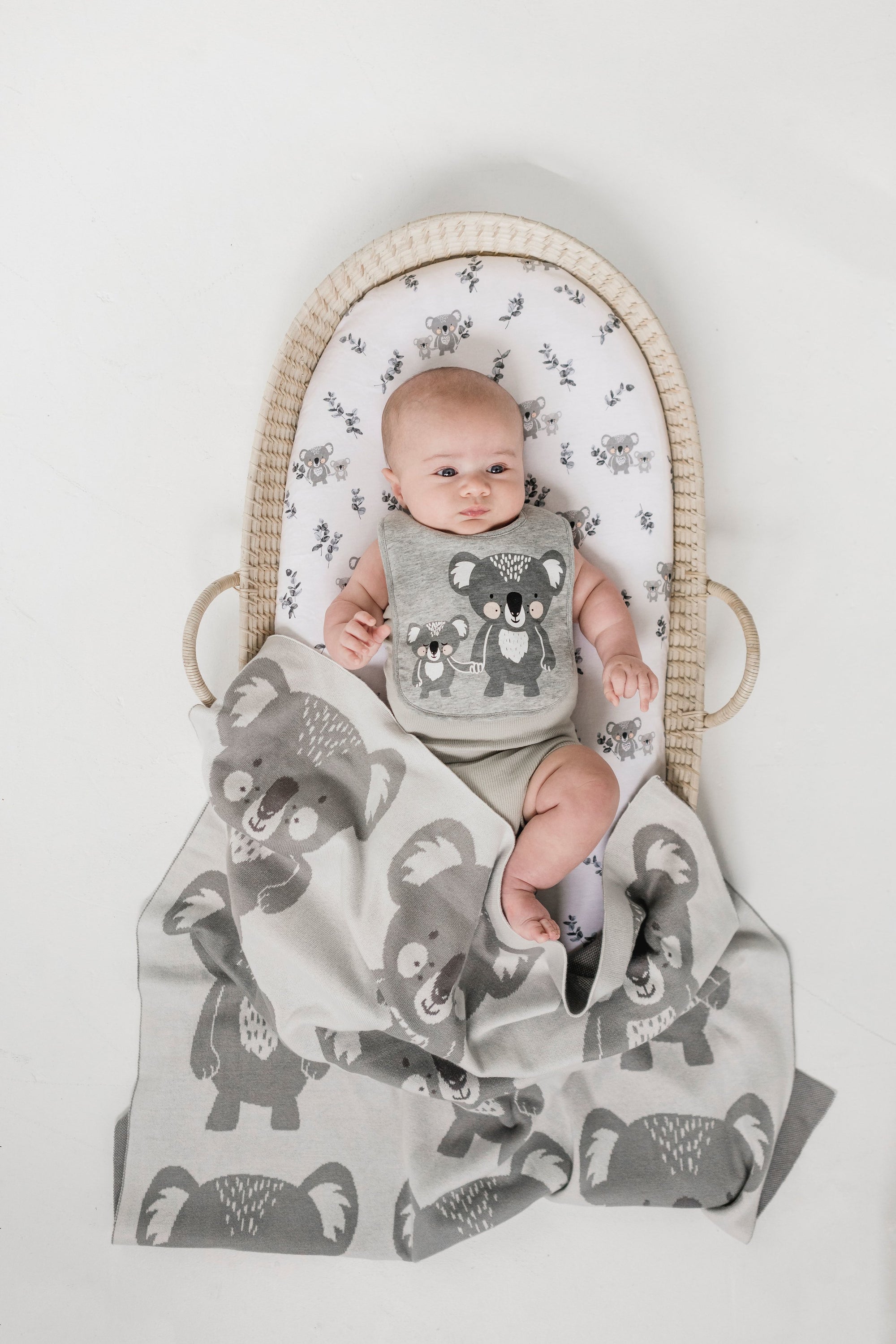Misterfly baby face bib - Angus & Dudley
