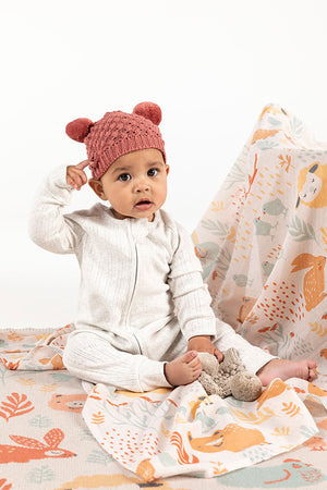 Baby Knit Cotton Blanket - Farmgirl