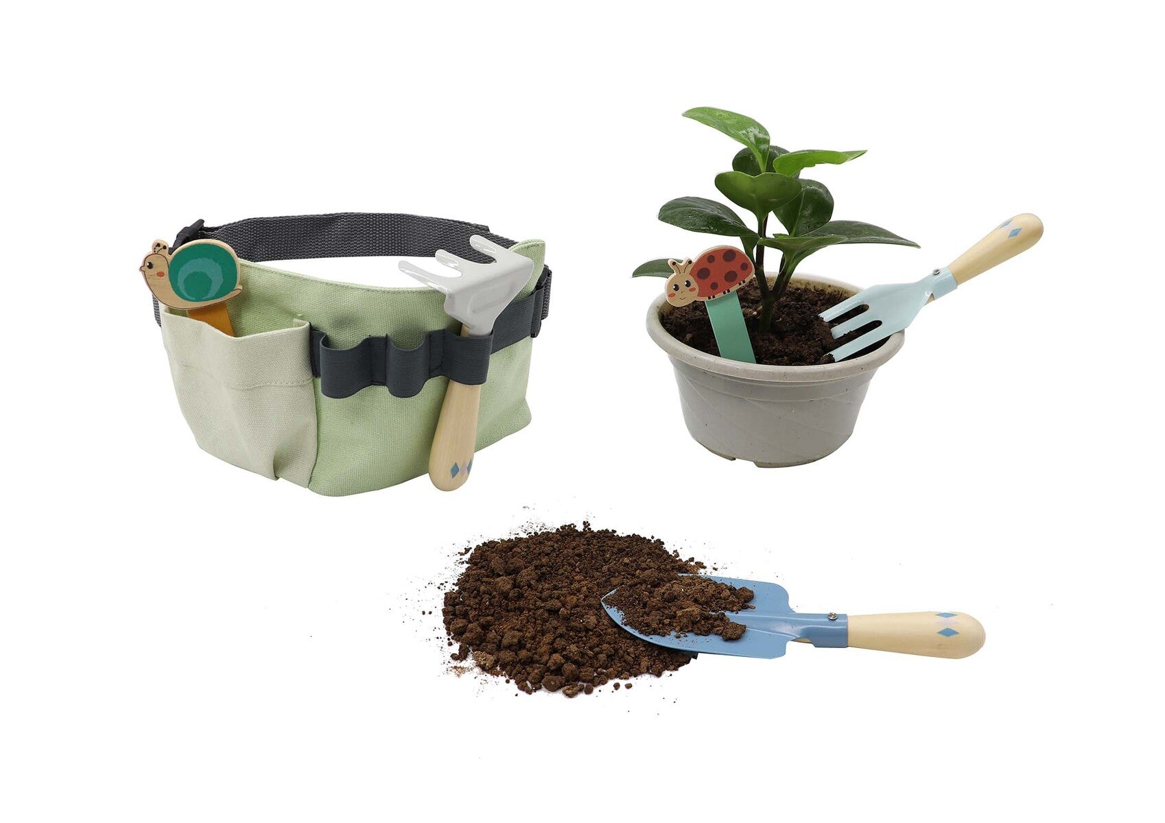 toy garden tool kit - angus and dudley