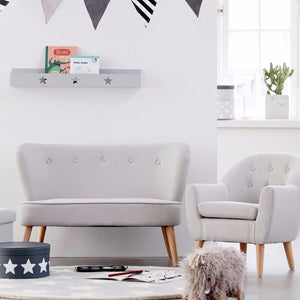 Kids Grey Star Book Shelf - Kids Concept - Angus & Dudley Collections