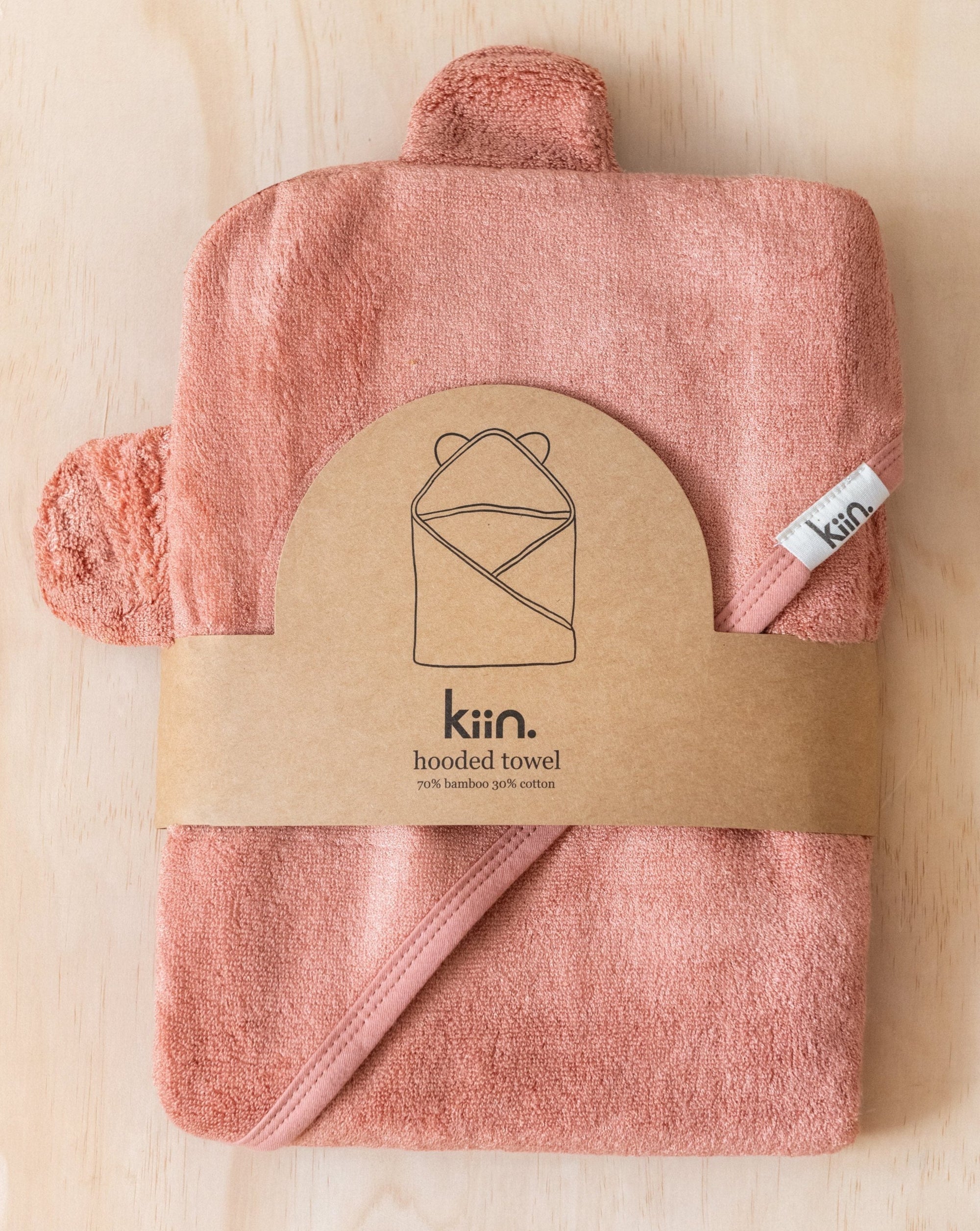 Kiin Hooded bamboo towel - angus & dudley