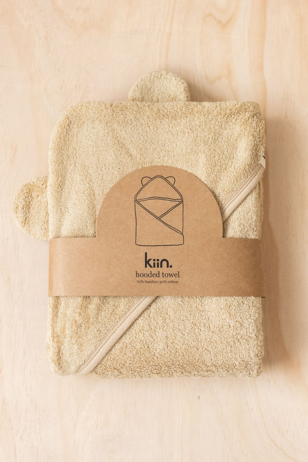 Hooded Towel - Oat main image 1