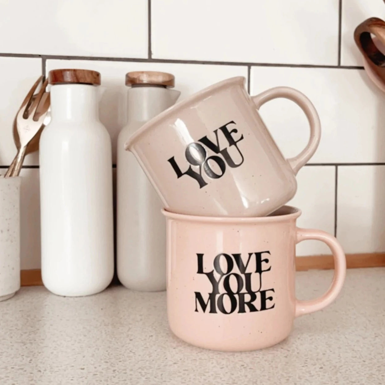 bencer and hazelnut ceramic mug set - angus and dudley