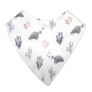 misterfly dribble bib sea turtle - angus and dudley