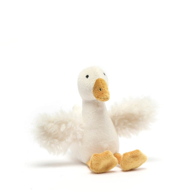 Nana Huchy soft toy rattle goose - angus and dudley