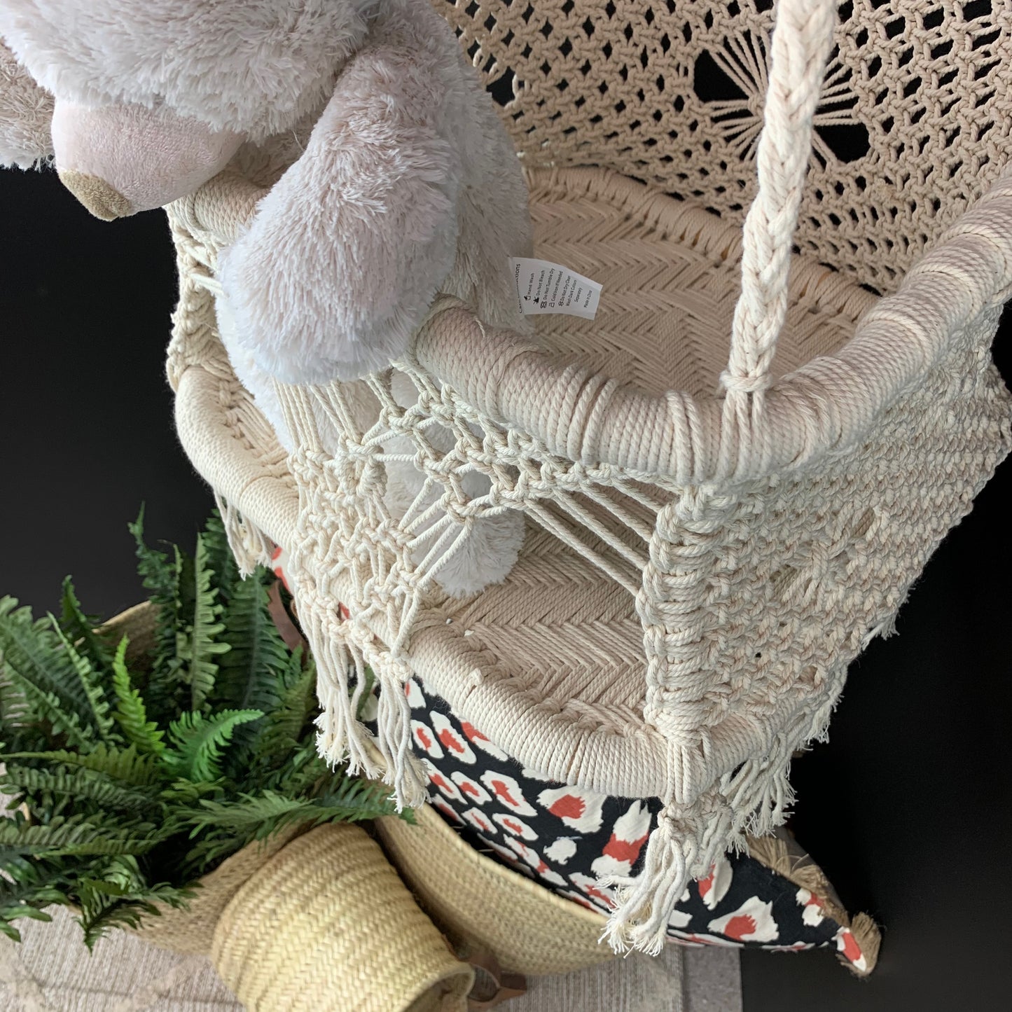 Baby Macrame Swing Chair - Angus & Dudley Collections
