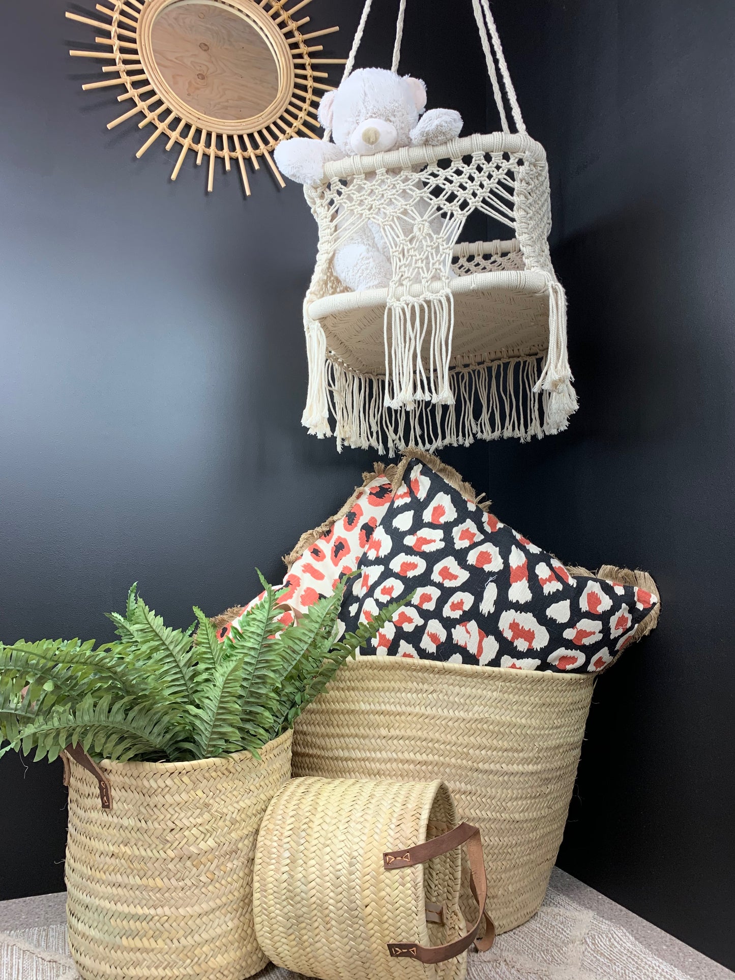 Baby Macrame Swing Chair - Angus & Dudley Collections