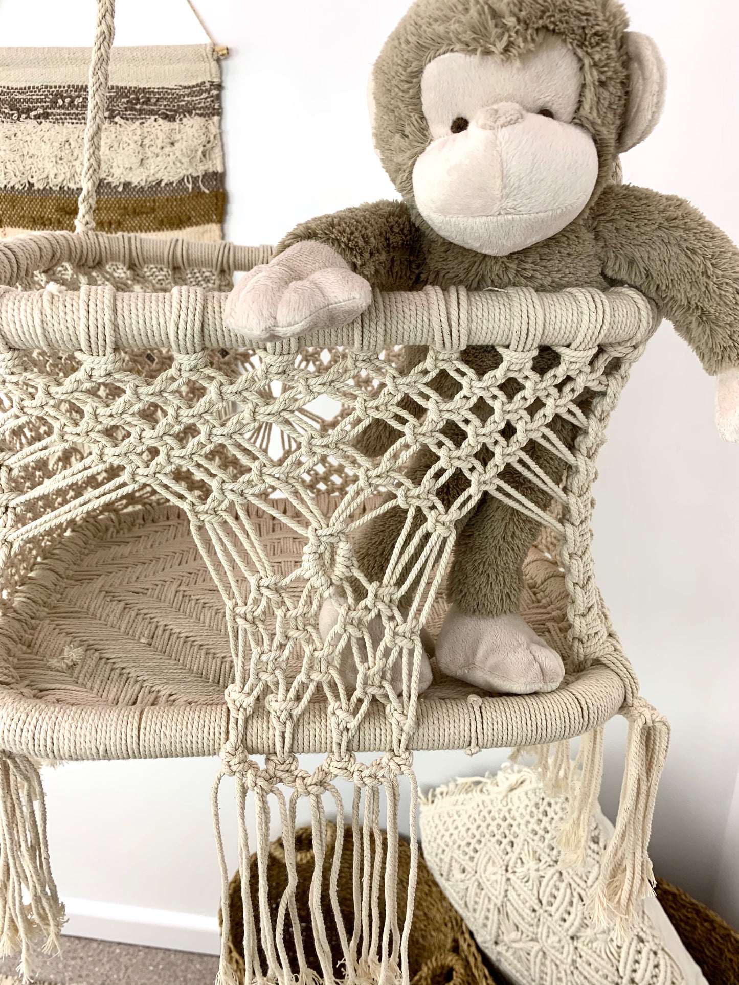 Baby Macrame Swing Chair - Angus & Dudley Collections