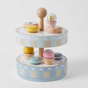 nordic kids wooden cake set - angus and dudley
