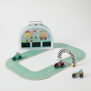 racing grand prix car set - angus and dudley