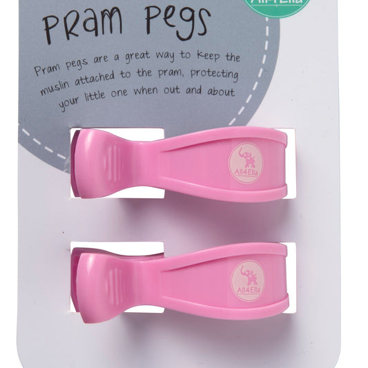 All4 Ella pram pegs - Angus and Dudley