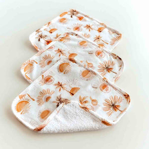 Snuggle Hunny Organic Cotton Wash Cloths 3 Pack - Paradise