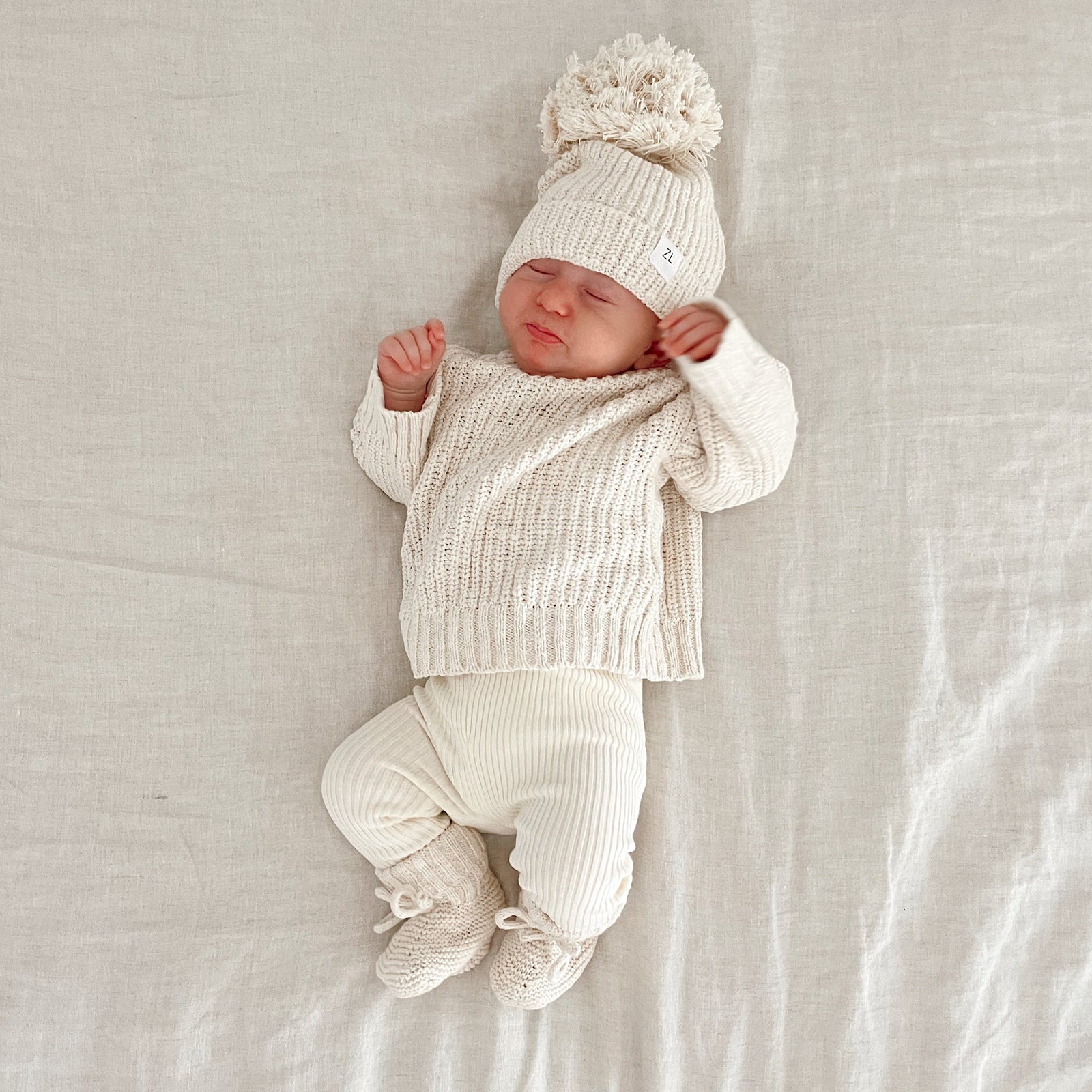 Jacquard Knit Jumper for Babies - cinnamon, Baby
