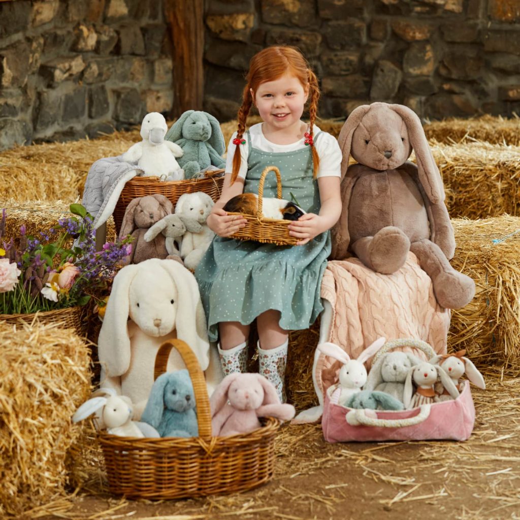 JIGGLE AND GIGGLE SMALL SOFT TOY BUNNY | PINK