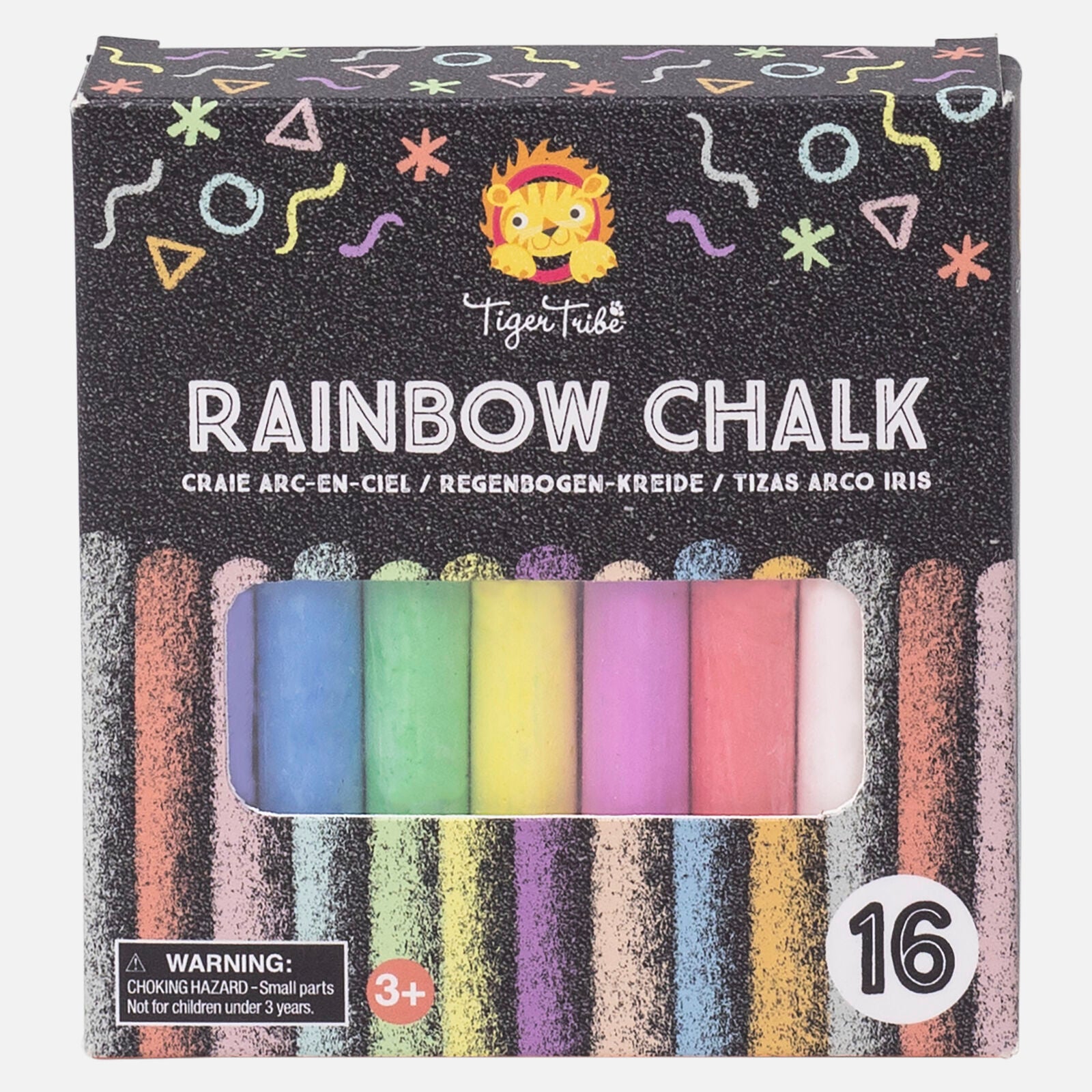 tiger tribe rainbow chalk - angus and dudley