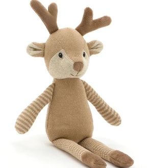 Nana huchy plush soft toy reindeer - angus and dudley