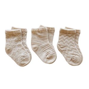 Susukoshi organic cotton baby socks - angus and dudley