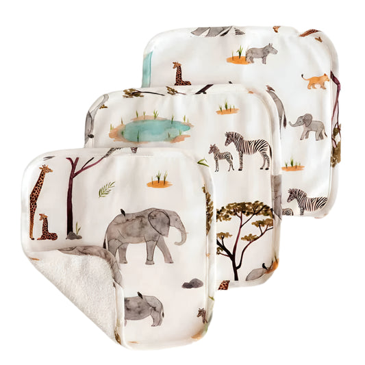 Snuggle Hunny Organic cotton wash cloth - angus and dudley