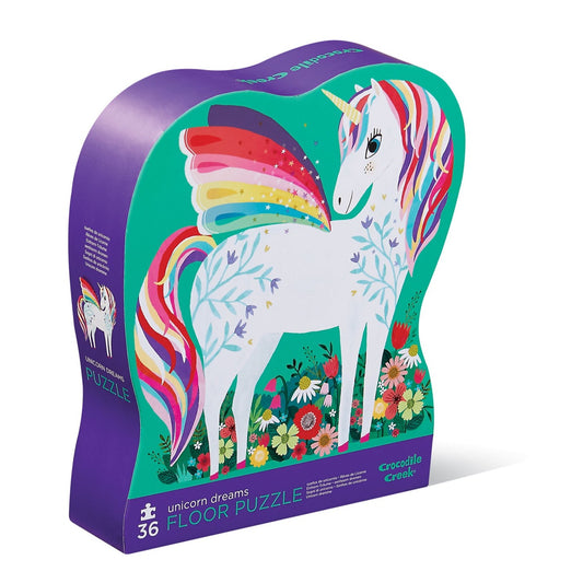 crocodile creek 36 piece floor puzzle - angus and dudley