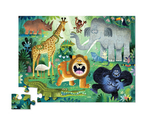 Classic Floor Puzzle 36 Piece - Very Wild Animals