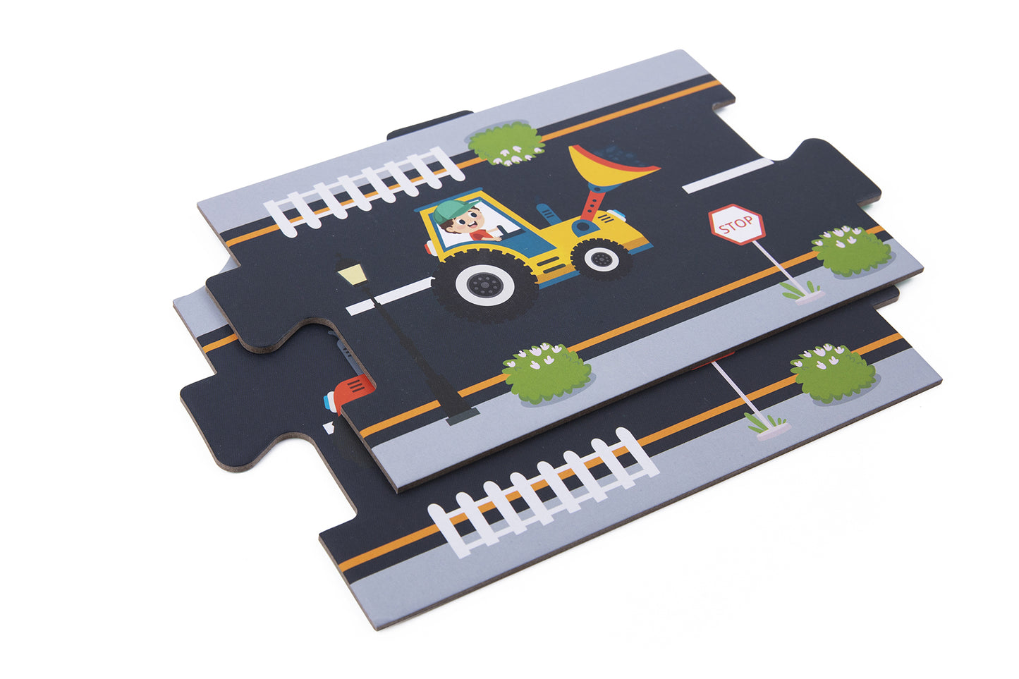 City Road Puzzle Playset