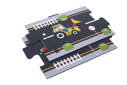 City Road Puzzle Playset