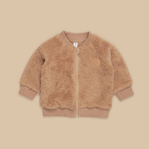Huxbaby teddy jacket - angus and dudley