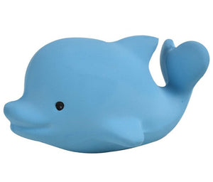 tikiri rattle bath toy teether - dolphin angus and dudley