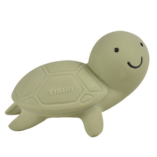 Tikiri rattle bath toy turtle - angus and dudley