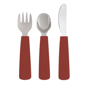 We might be tiny toddler cutlery set - Rust