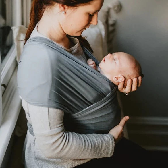 Vixsa bamboo baby wrap carrier - Angus and Dudley