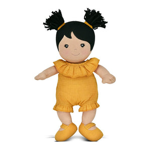 Organic cotton soft toy doll - Angus and dudley