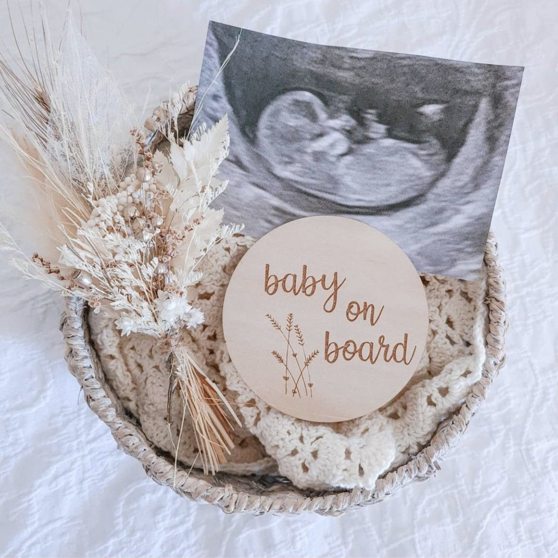 Wooden Baby On Board Disc - Angus & Dudley Collections