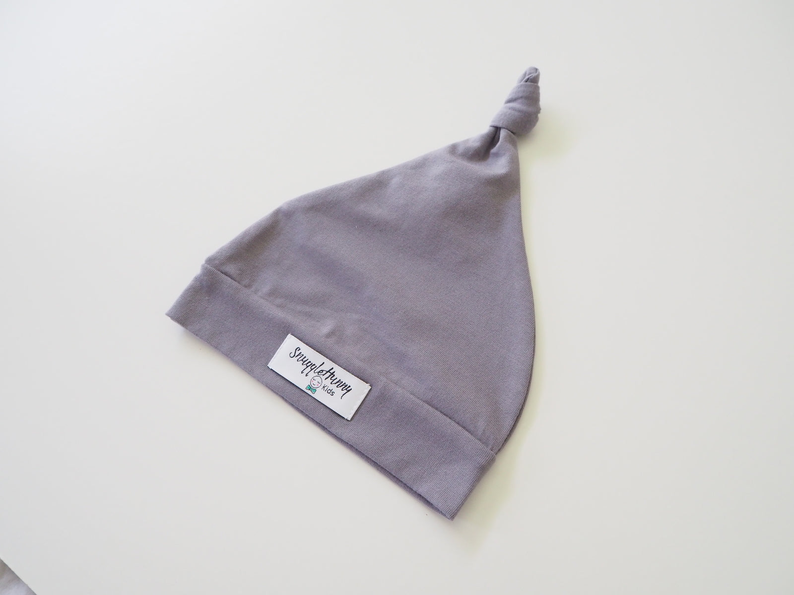snuggle hunny kids grey knotted beanie /baby hat