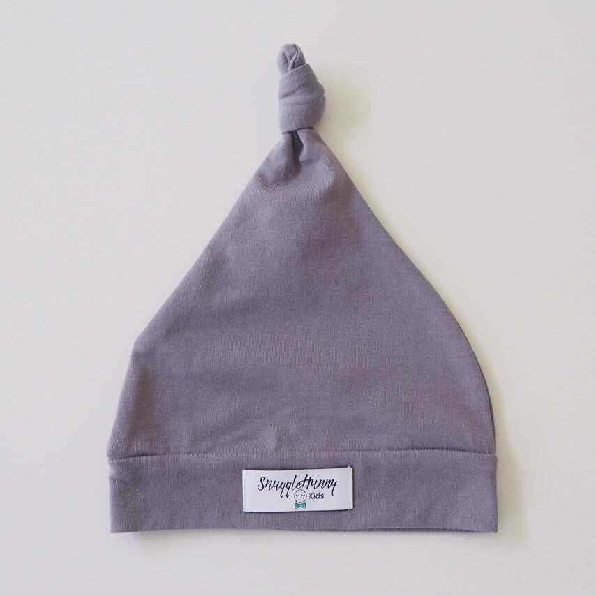 snuggle hunny kids grey knotted beanie /baby hat