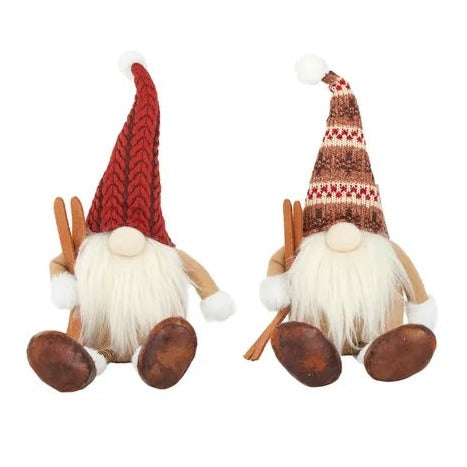 Gnomes with skiis - angus and dudley