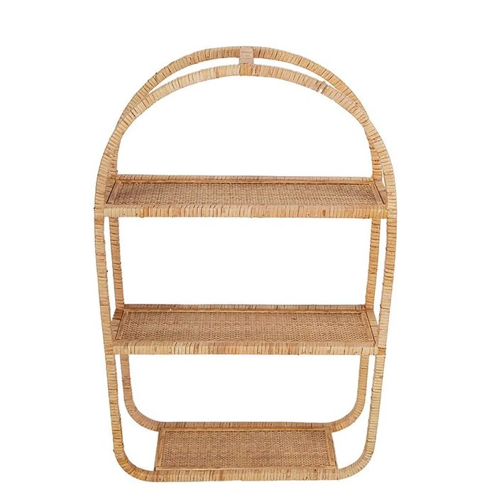 Teuila Rattan Wall Shelf 47.5x16x74cm