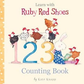 ruby red shoes counting book - angus and dudley